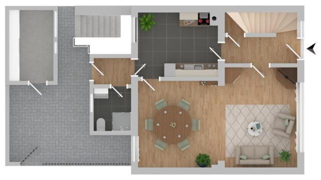 Ganzes Haus - Stadtmitte - 4 Personen - Familien بوخولت المظهر الخارجي الصورة